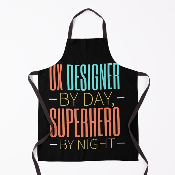 Item preview, UX Designer by Day , superhero by night, funny ux designer shirt designed and sold by mwebba2005.