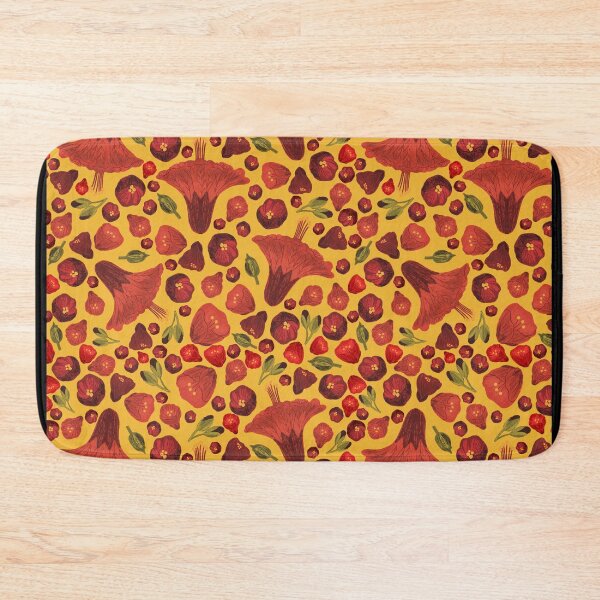 Item preview, Abutilon flower seamless pattern designed and sold by Gabba Delgado.