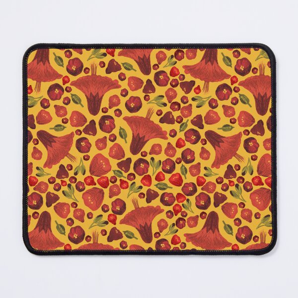 Item preview, Abutilon flower seamless pattern designed and sold by Gabba Delgado.