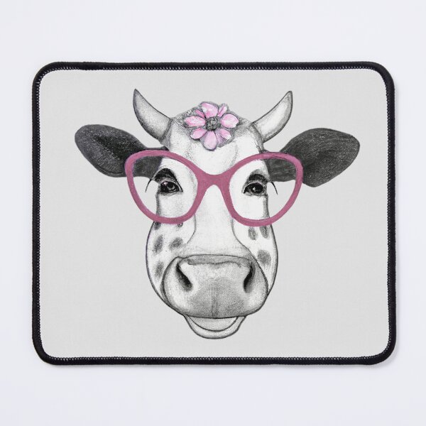 Item preview, Smiling cow with glasses designed and sold by RisingAir.
