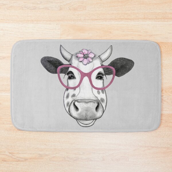 Item preview, Smiling cow with glasses designed and sold by RisingAir.