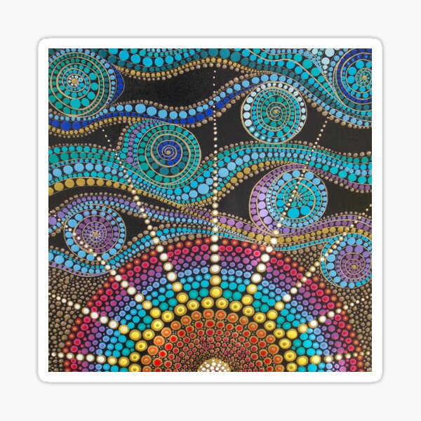 Item preview, Golden Sunburst Mandala designed and sold by Kaila Lance.
