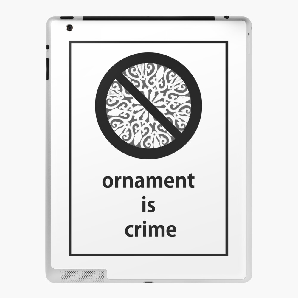 Ornament is crime. Art Print for Sale by 6opuc