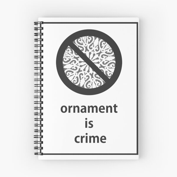 Item preview, Ornament is crime. designed and sold by 6opuc.