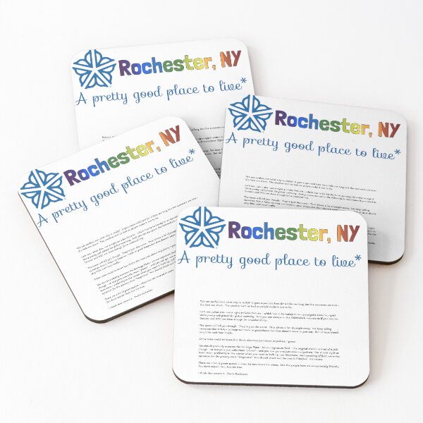 Item preview, Rochester - A Pretty Good Place To Live* designed and sold by InsideTheSea.