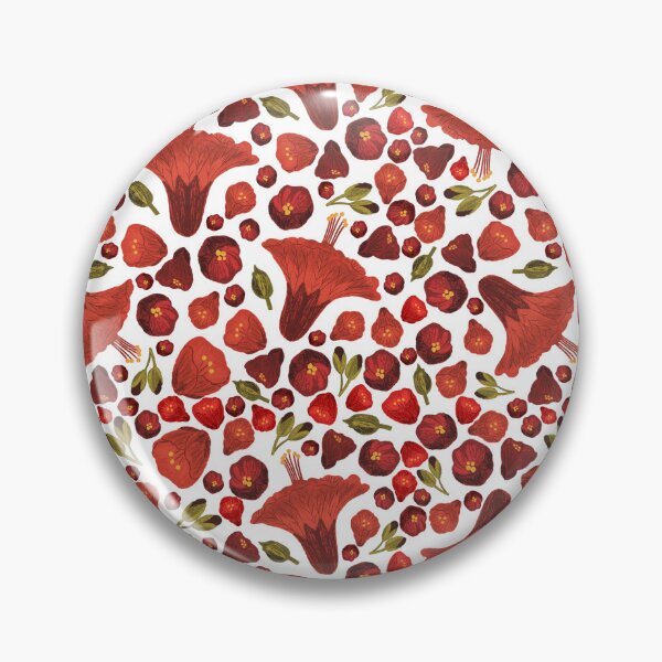 Item preview, Abutilon flower seamless pattern designed and sold by Gabba Delgado.