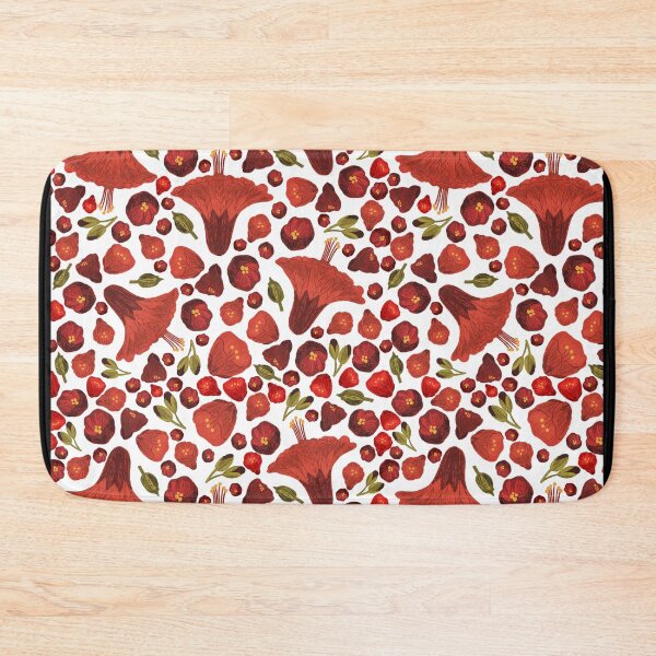 Item preview, Abutilon flower seamless pattern designed and sold by Gabba Delgado.