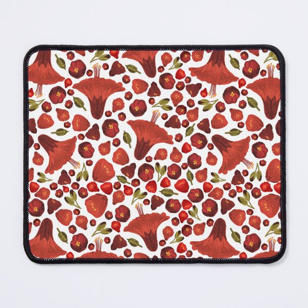 Item preview, Abutilon flower seamless pattern designed and sold by Gabba Delgado.