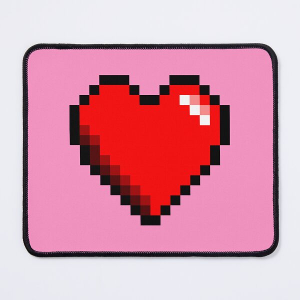 Item preview, 8 Bit Heart (Pink background) designed and sold by TatiDesigns222.