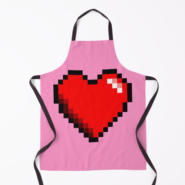 Item preview, 8 Bit Heart (Pink background) designed and sold by TatiDesigns222.