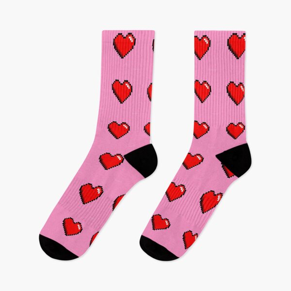 Item preview, 8 Bit Heart (Pink background) designed and sold by TatiDesigns222.