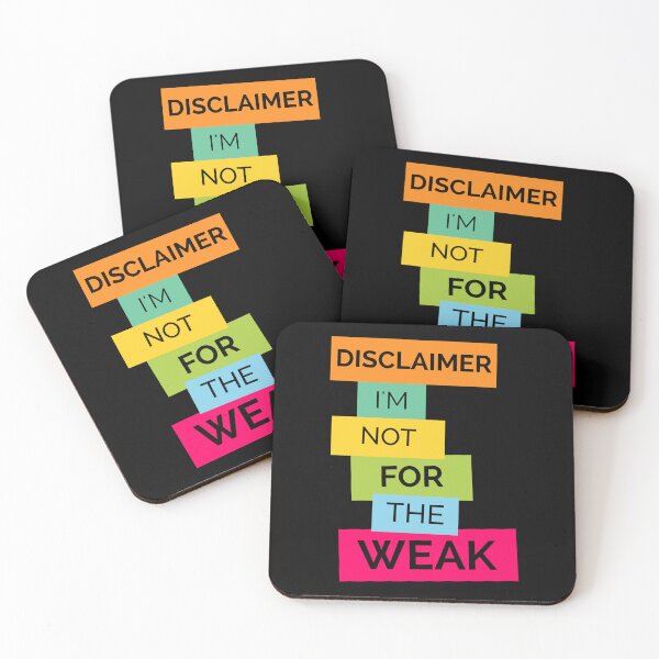 Item preview, Funny Disclaimer Im Not for the Weak Sarcastic Design for Men and Women designed and sold by SuperFashion.