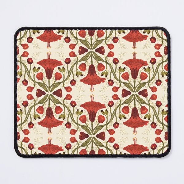 Item preview, Abutilon flower pattern 2 cream background designed and sold by Gabba Delgado.