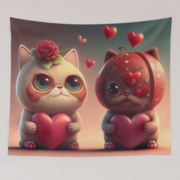 Item preview, The Odd Couple Valentine Day Design designed and sold by Juliascutecornr.