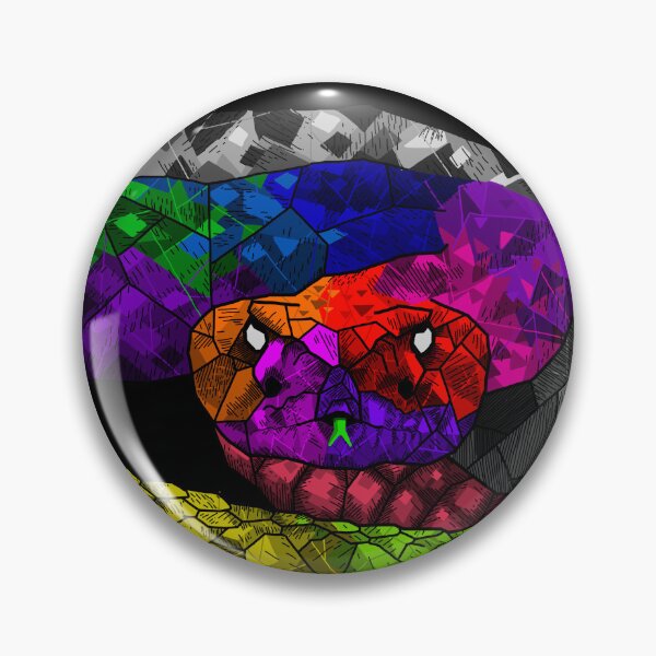 Item preview, Snake color neon abstract tatto snake designed and sold by Bcolors.