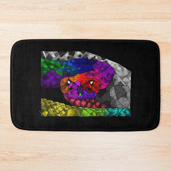 Item preview, Snake color neon abstract tatto snake designed and sold by Bcolors.