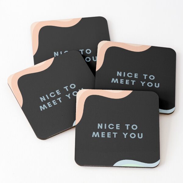 Item preview, Nice to meet you designed and sold by AllTheBells.