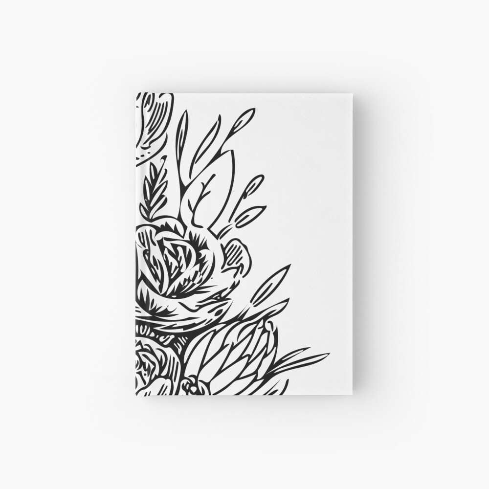 Bouquet of Flowers Hardcover Journal