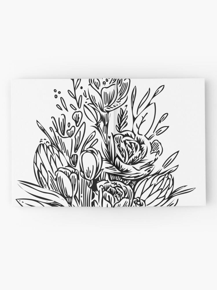 Alternate view of Bouquet of Flowers Hardcover Journal