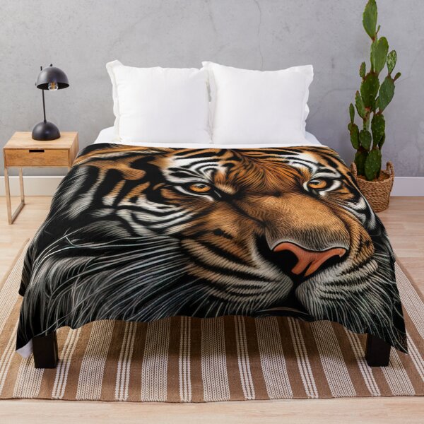 Item preview, Painting of a strong and masculine tiger designed and sold by RK - Shop.