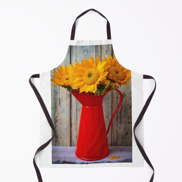 Item preview, Orange Pitcher With Bouquet Of Sunflowers designed and sold by Garry Gay.