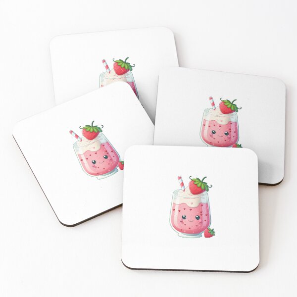 Item preview, Cute Strawberry Milk Clipart designed and sold by Egoism.