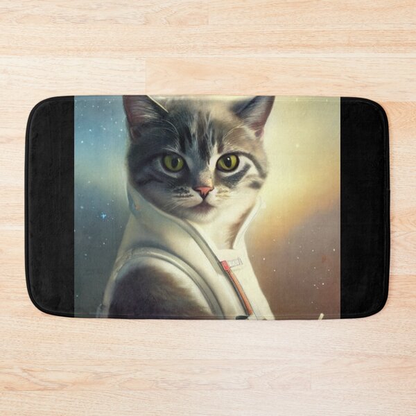 Item preview, Cute Adorable Astronaut Cat wearing a Spacesuit | Space Cat Portrait | Original digital art designed and sold by ArtworkbyEmmy.