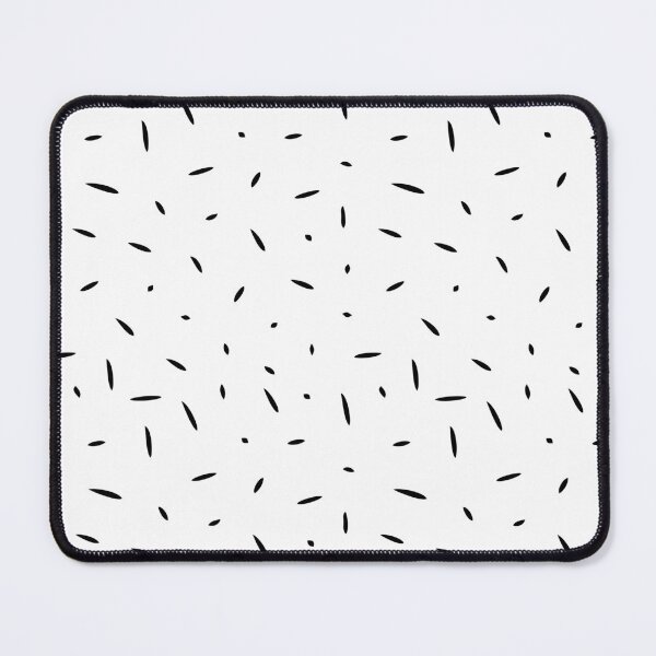Item preview, Black and white thin leaves pattern designed and sold by Nanalamm.