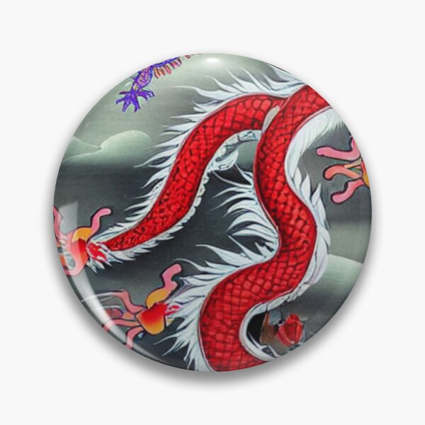 Item preview, Dragón chino rojo largo designed and sold by PlayDifferent ⭐⭐⭐⭐⭐.
