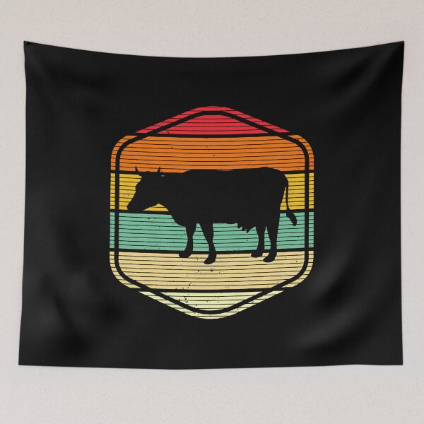 Item preview, Cow Retro Vintage Style - Funny Cow Lovers Gift designed and sold by Creative Angel.