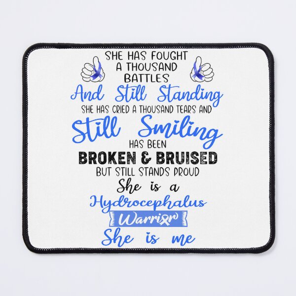 Item preview, Hydrocephalus Warrior SHE IS ME - Support Hydrocephalus Fighter Gifts designed and sold by Berriosly.