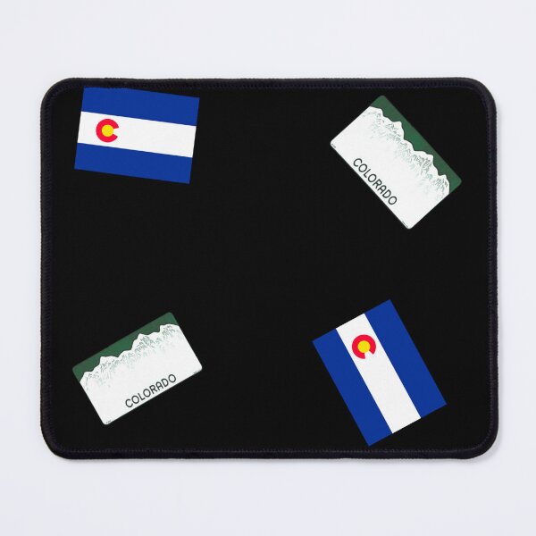 Item preview, Colorado Flag and Colorado License Plate Pattern designed and sold by Dude  Stuff.