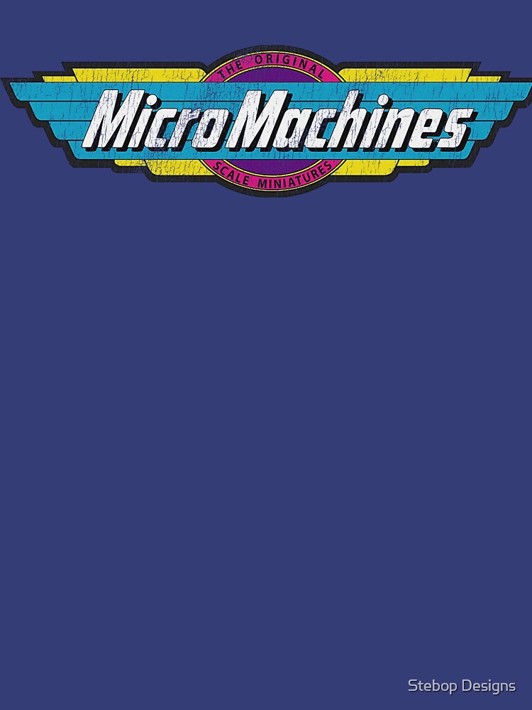 Micro Machines Retro Logo Sticker for Sale by Stebop Designs