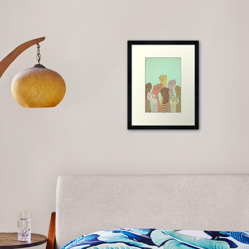 together Framed Art Print