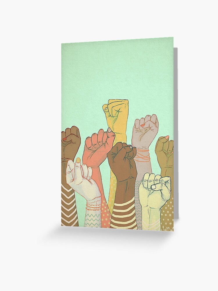 Thumbnail 1 of 2, Greeting Card, together designed and sold by ghostii.