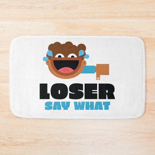 Item preview, Loser Say What Funny Meme LOL Thumbs Down Laughing Smiley Face Artwork Dark Icon designed and sold by doseofwin.