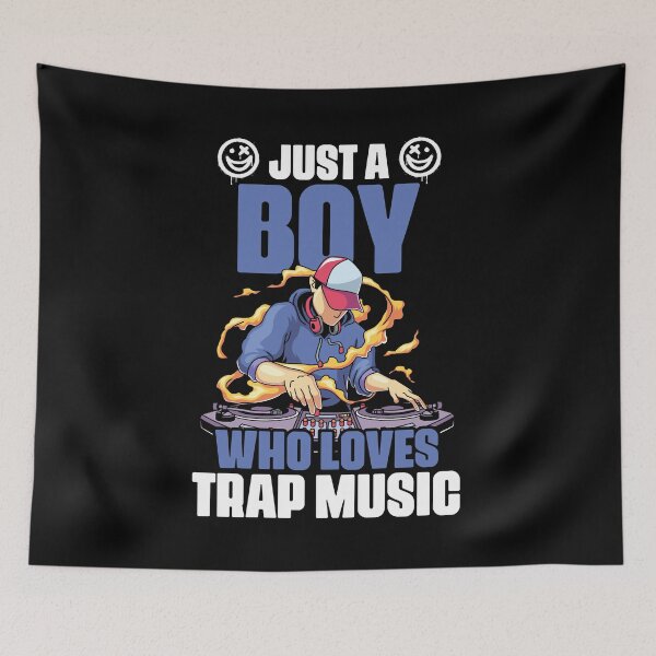 Item preview, Just A Boy Who Loves Awesome Trap Vibes For Trap Music Lover designed and sold by Nessshirts.