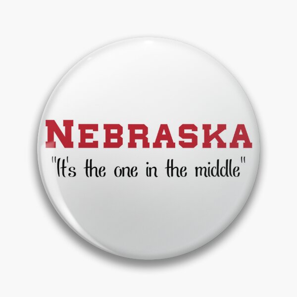 Item preview, Nebraska. It's the one in the middle. designed and sold by UrbanBark.
