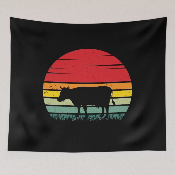 Item preview, Cow Retro Vintage Style - Funny Cow Lovers Gift designed and sold by Creative Angel.
