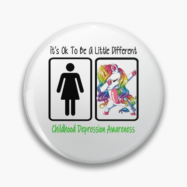 Item preview, Childhood Depression Awareness - It is Ok To Be A Little Different designed and sold by RekaJoJo.