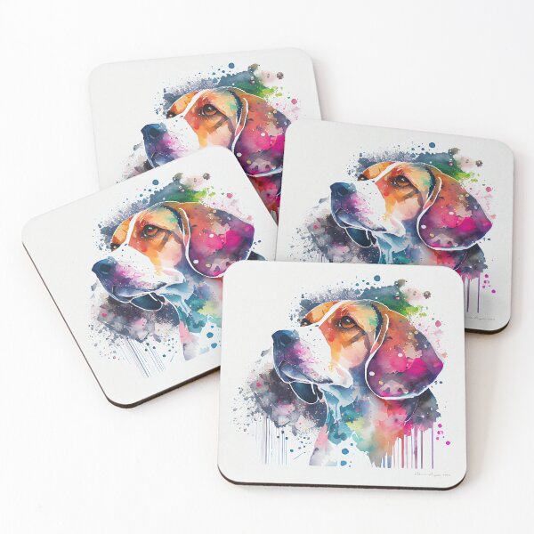 Item preview, Beagle Watercolor Portrait designed and sold by Mitch-Angelo.