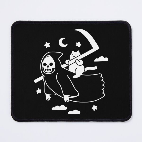 Item preview, Cat Riding Grim Reaper designed and sold by obinsun.