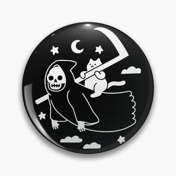 Item preview, Cat Riding Grim Reaper designed and sold by obinsun.