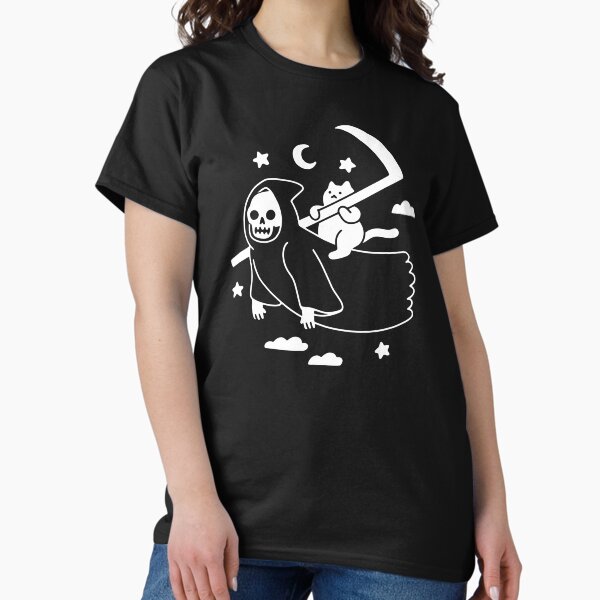 Item preview, Cat Riding Grim Reaper designed and sold by obinsun.