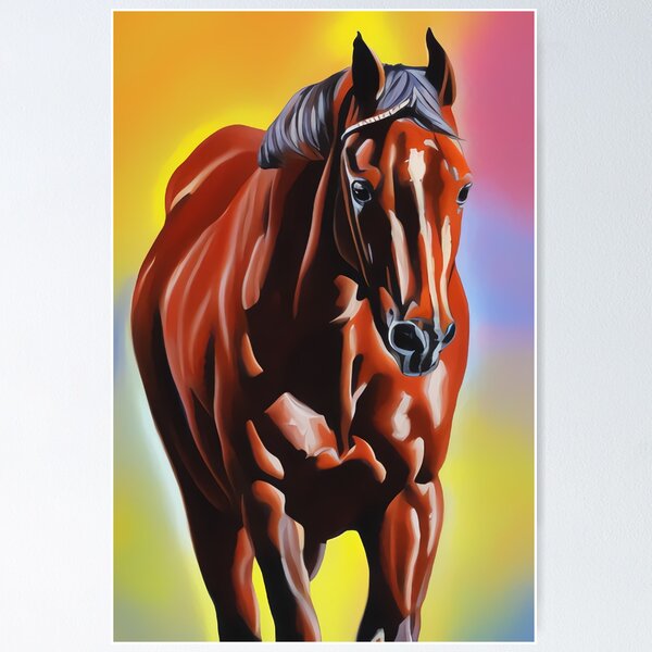Item preview, Majestic Horse Standing Strong designed and sold by No1Equestrian.