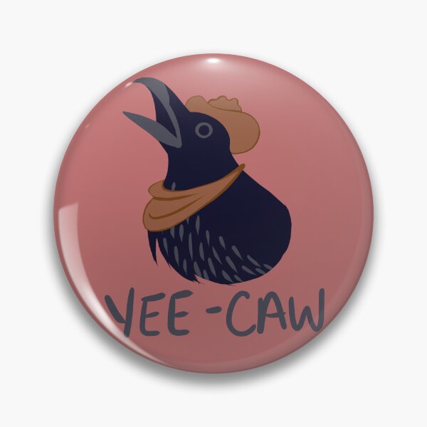 Item preview, Yee-caw Crow Wearing a Cowboy  Hat designed and sold by nanidanihani.