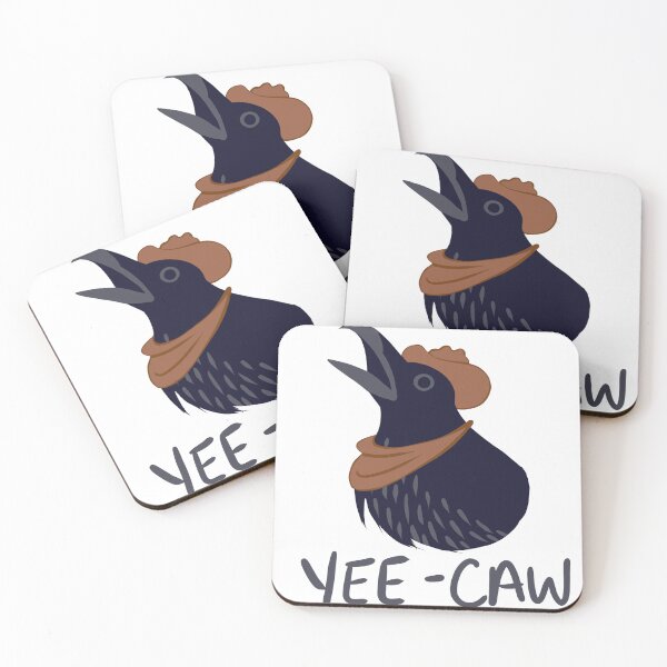Item preview, Yee-caw Crow Wearing a Cowboy  Hat designed and sold by nanidanihani.