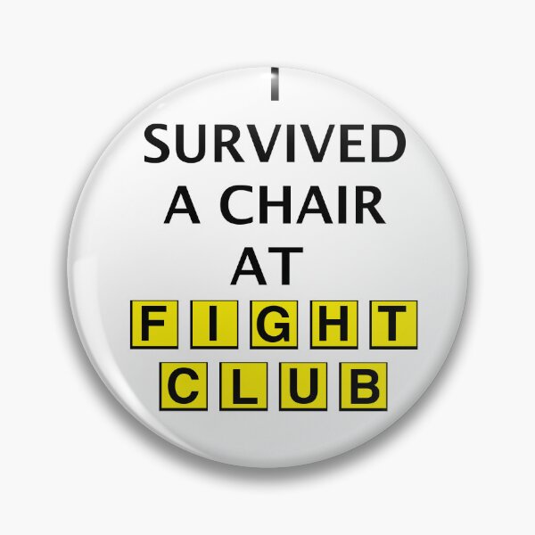 Item preview, CHAIR AT FIGHT CLUB!? designed and sold by valaforzero.