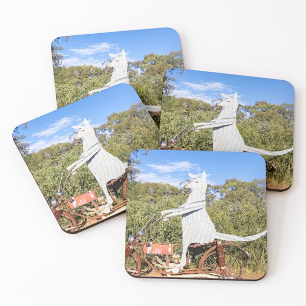Item preview, Kangaroo riding Bicycle designed and sold by Martin Berry Photography.