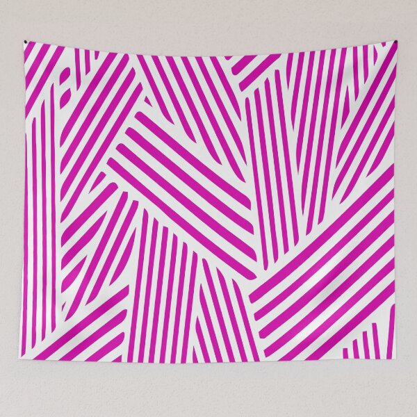 Item preview, Abstract Design Pattern in Shocking Pink designed and sold by hedru.